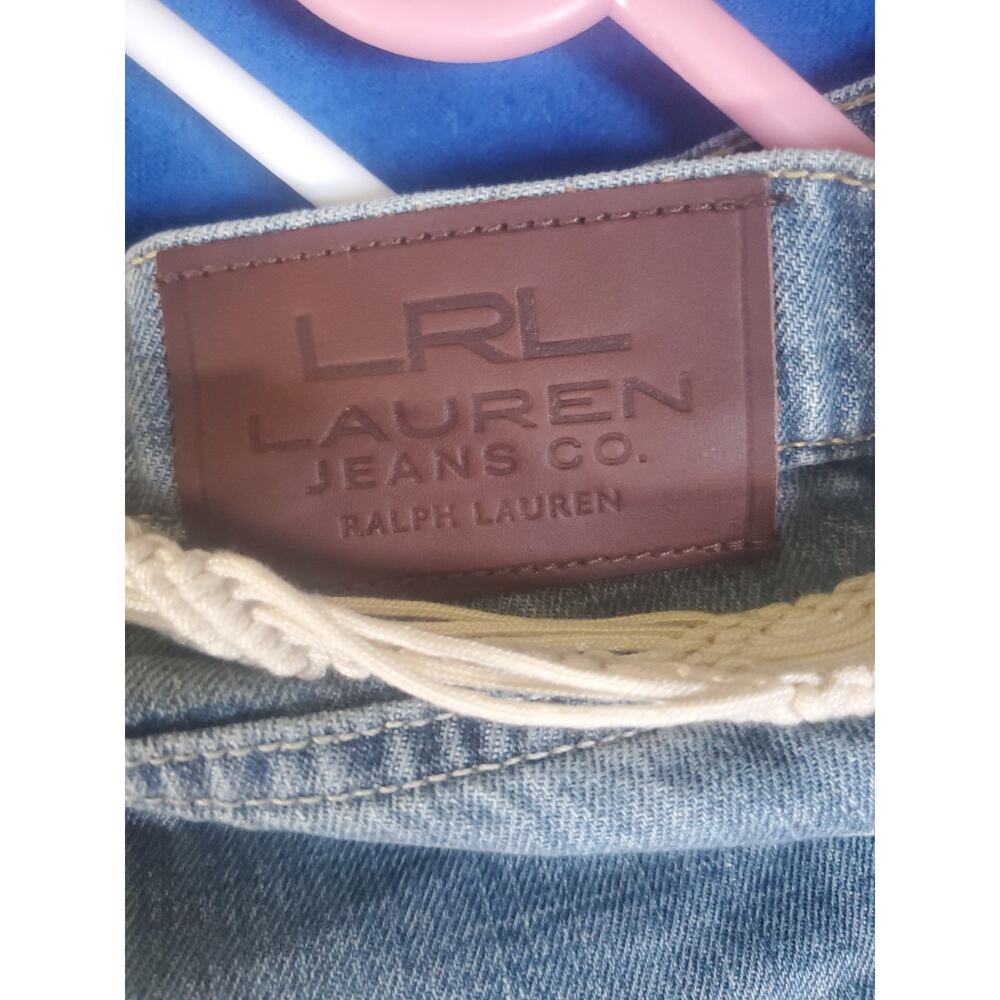 LRL Lauren Jeans Ralph Lauren Montauk Rope Belt Women’s Denim Jeans Size 8 NEW - Picture 9 of 16